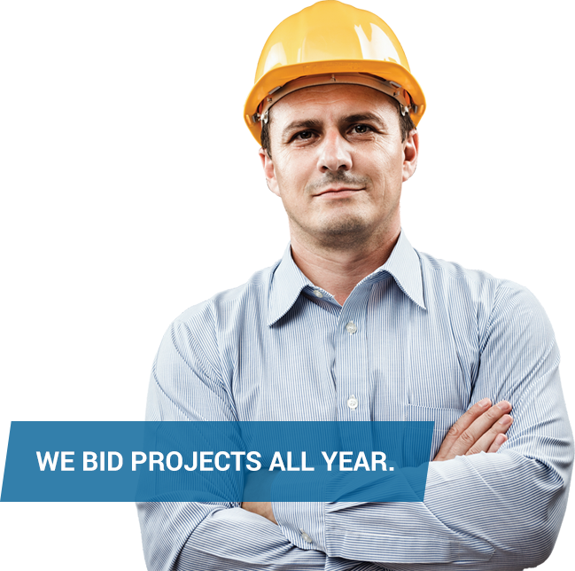 We Bid Projects All Year